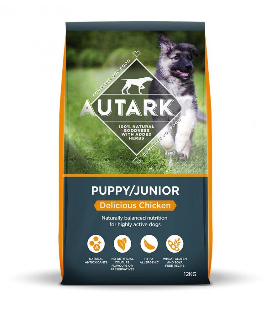 Autarky Puppy/Junior Delicious Chicken Dry Dog Food - 2Kg